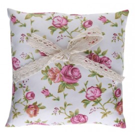 Coussin alliances liberty shabby chic