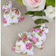 Sachets à dragées liberty shabby chic les 4