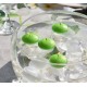 Bougie flottante vert anis les 4