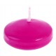 Bougies flottantes fuchsia les 4