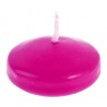 Bougies flottantes fuchsia les 4