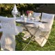 Housse de chaise anniversaire intissé blanc les 6