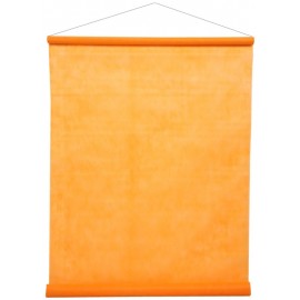 Tenture de salle fluo orange intissé 12 M