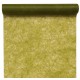 Chemin de table fanon vert olive 5 M