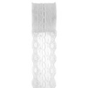 Ruban dentelle blanche 50 mm x 3 M