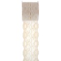 Ruban dentelle naturel 50 mm x 3 M