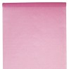 Nappe en intissé rose - rouleau de 120 cm x 10 M
