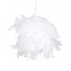 Boule de plumes blanche 10 cm