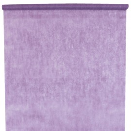 Nappe en intissé parme - rouleau de 120 cm x 10 M