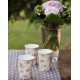 Gobelet carton liberty shabby chic les 10