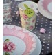 Gobelet carton liberty shabby chic les 10