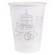 Gobelets carton cage et oiseaux les 10
