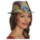 Chapeau borsalino hippie batik adulte