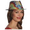 Chapeau borsalino hippie batik adulte