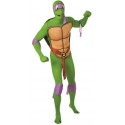 Déguisement Donatello Tortues Ninja™ seconde peau adulte 2nd Skin