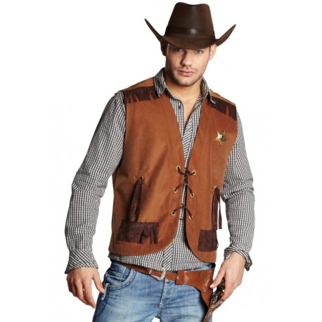 gilet cowboy homme