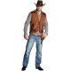 Déguisement gilet cowboy homme