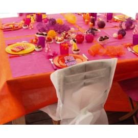 Nappe en intissé orange 150 x 300 cm