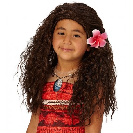 Perruque Vaiana™ enfant Disney™