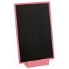 Grande ardoise en bois rose 15 cm
