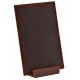 Grande ardoise en bois chocolat 15 cm