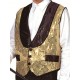 Deguisement Gilet Cabaret Or Homme