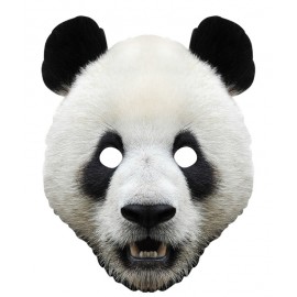 Masque carton panda