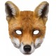 Masque carton renard