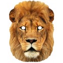 Masque carton lion