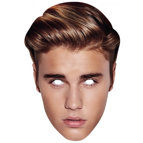 Masque carton Justin Bieber