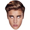 Masque carton Justin Bieber