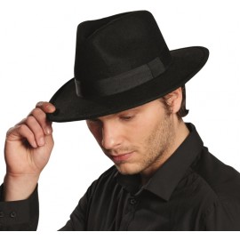 Chapeau gangster noir homme