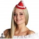 Mini chapeau bavarois rouge femme
