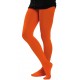 Collant fluo orange femme