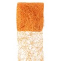 Ruban abaca orange 70 mm x 5 M
