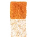 Ruban abaca orange 70 mm x 5 M