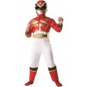 Déguisement Power Rangers Megaforce rouge garçon luxe Boîte vitrine