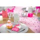 Chemin de table intissé rose 10 M