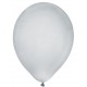 Ballons argent métallisé 23 cm les 8
