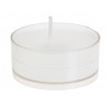 Bougies chauffe plat blanches les 4