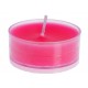 Bougie chauffe plat fuchsia les 4