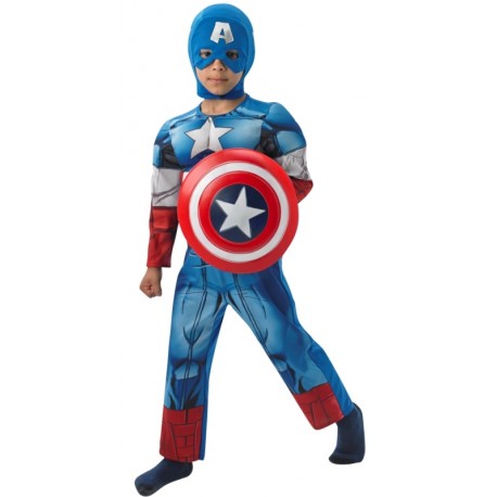 Déguisement Captain America™ garçon Avengers™ luxe