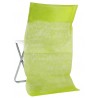 Housses dossier de chaise intissé vert anis les 10