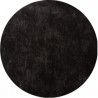 Sets de table noirs ronds en intissé 34 cm les 50