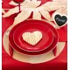 Sets de table ivoire ronds en intissé 34 cm les 50