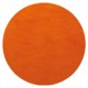Sets de table orange ronds en intissé 34 cm les 50