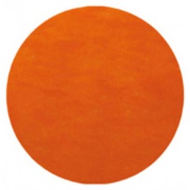 Set de table orange rond en intissé 34 cm les 50