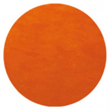 Set de table orange rond en intissé 34 cm les 50