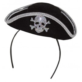 Mini chapeau pirate femme