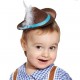 Mini chapeau tyrolien brun enfant